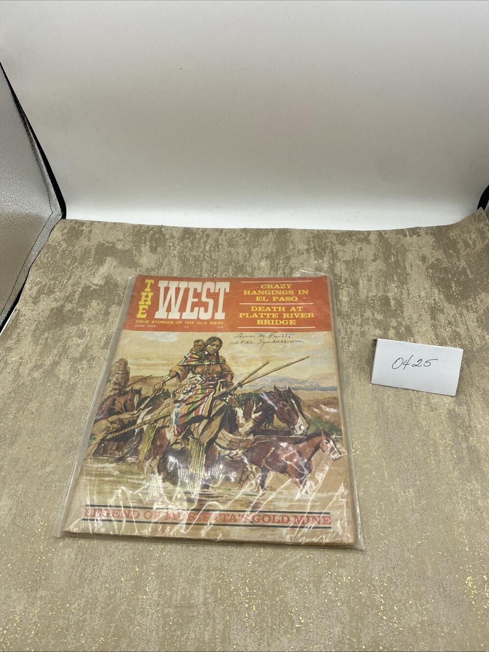 1965 June THE WEST True Stories Magazine VG 4.0 Murietta's Gold Mine